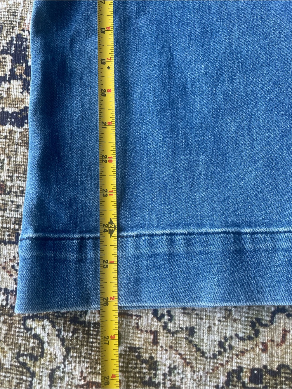 Anthropologie Maeve Colette Jeans 29 High Rise Cropped Wide Leg Baggy Stretch - Picture 8 of 10